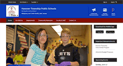 Desktop Screenshot of hanovertwpschools.com